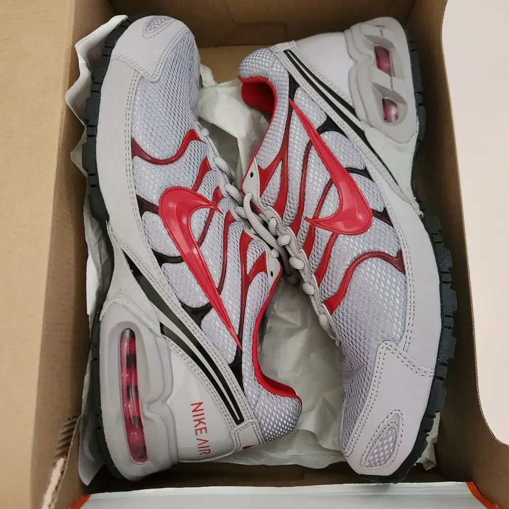 Nike Men's Air Men's Max Torch 4, Atmosphere Grey/University Red-Black, 11.5